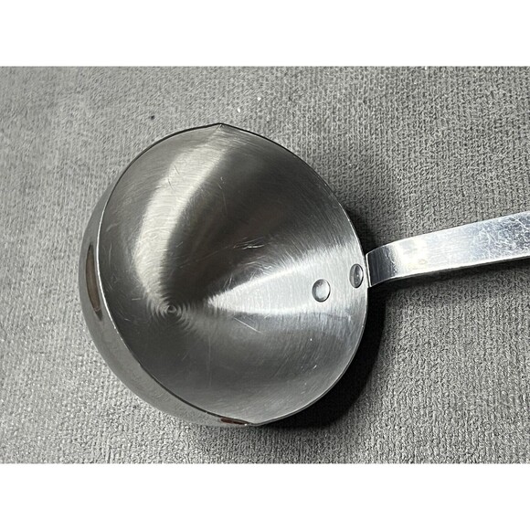 Vintage CUTCO Kitchen Tool Utensil Composite Brown Swirl Handle Ladle - Picture 5 of 8